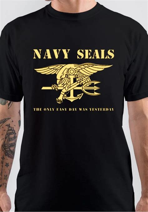 t shirt navy seals blu